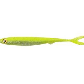 Fox Rage Gumová Nástraha Slick Finesse Super Soft UV Chartreuse Ayu - 11cm