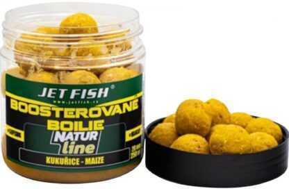 Jet Fish Boostrované Boilie Natur Line Kukuřice 250ml 20mm