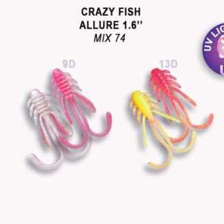 Crazy Fish Gumová Nástraha Allure M74 - 4cm 8ks