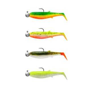 Savage Gear Gumová Nástraha Cannibal Shad Darkwater Set 4ks - 10cm / 9+10g