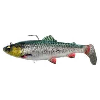 Savage Gear Gumová nástraha 4D Rattle Shad Trout Sinking Green Silver - 12