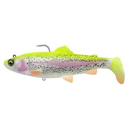 Savage Gear Gumová nástraha 4D Rattle Shad Trout Sinking Lemon Trout - 12