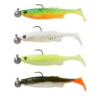 Savage Gear Gumová nástraha Fat Minnow T-Tail RTF Sinking Darkwater - 10.5cm / 11g + 10g #3/0