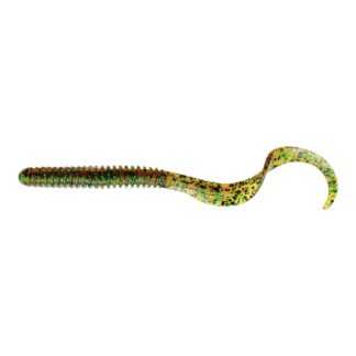 Savage Gear Gumová nástraha Rib Worm Green Pumpkin 10ks - 9cm 3g