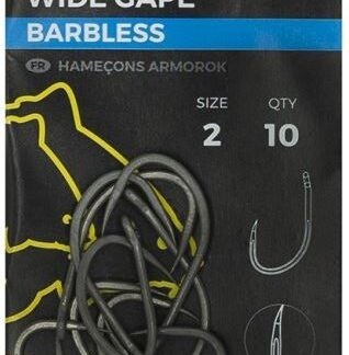 Avid Carp Háčky Armorok Hooks Wide Gape Barbless Velikost háčku: #8