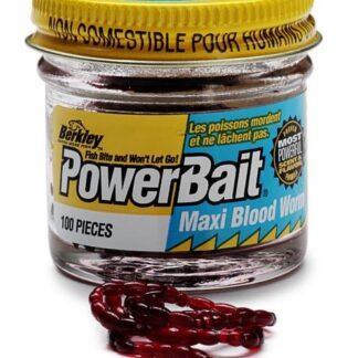 Berkley Patentky PowerBait Blood Worm Mini150 ks