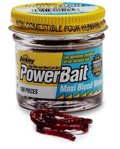 Berkley Patentky PowerBait Blood Worm Mini150 ks