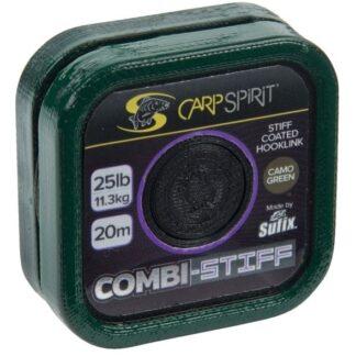 Carp Spirit Šňůra Combi Stiff Coated Braid Camo Green 20m - 25lb