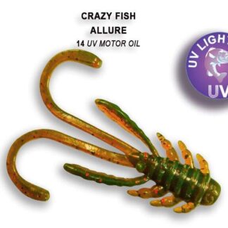 Crazy Fish Gumová Nástraha Allure Motor Oil 4cm 8ks Počet kusů: 8ks