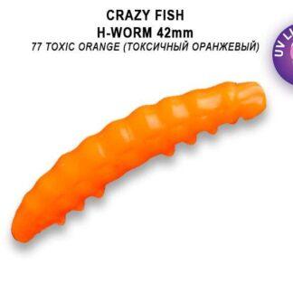 Crazy Fish Gumová Nástraha MF H Worm 77 Sýr Počet kusů: 10ks