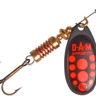 DAM Třpytka EFFZETT STANDARD SPINNER BLACK RED Varianta: 10 g