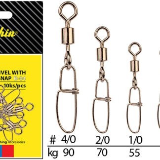Delphin Karabinka S Obratlíkem Rolling swivel with Crosslock snap Varianta: Velikost 4 / 0 / 90kg