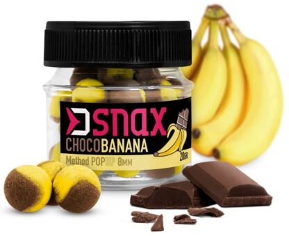 Delphin Pop Up Nástraha D Snax Pop Čokoláda Banán 20 g Průměr: 10mm