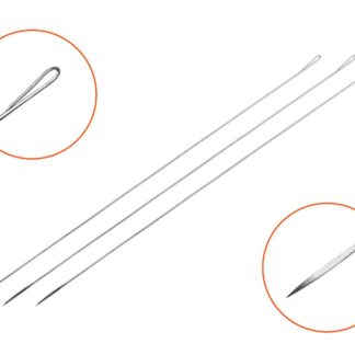 Delphin Prošívací jehla Fishy 3ks - 18cm