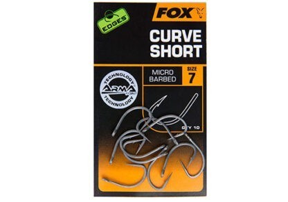 Fox Háčky EDGES Curve Shank Short 10ks Velikost háčku: #6