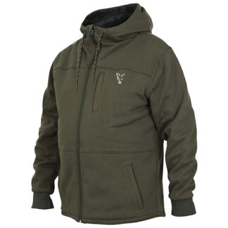 Fox Mikina Collection Sherpa Hoody Green/Silver - S