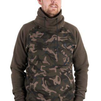 Fox Mikina Khaki/Camo High Neck - XXXL