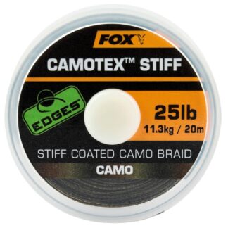 Fox Návazcová Šňůrka Edges Camotex Stiff 20m Varianta: 20lb