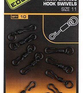 Fox Obratlíky Edges Kwik Change Hook Swivels Velikost: 11