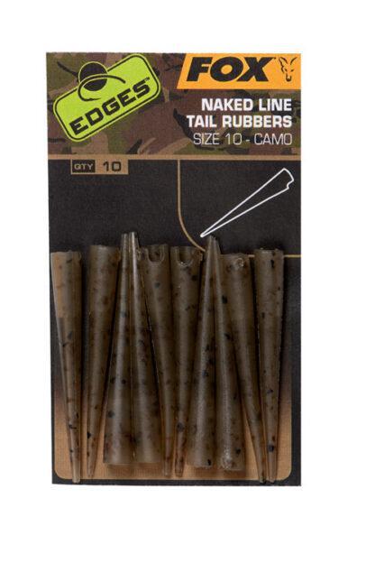 Fox Převleky Edges Camo Naked Line Tail Rubbers Size 10