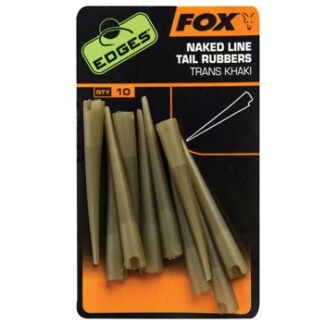 Fox Převleky na závěsky Edges Naked Line Tail Rubbers 10ks Varianta: Velikost 7