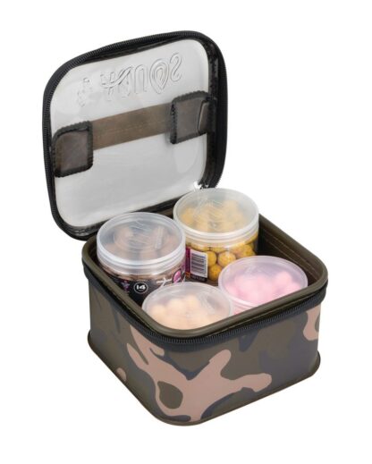 Fox Taška na nástrahy Aquos Camo Bait Storage - M+