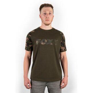 Fox Triko Camo/Khaki Chest Print T-Shirt Velikost: XL