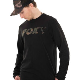 Fox Triko Long Sleeve Black Camo T Shirt Velikost: XXXL