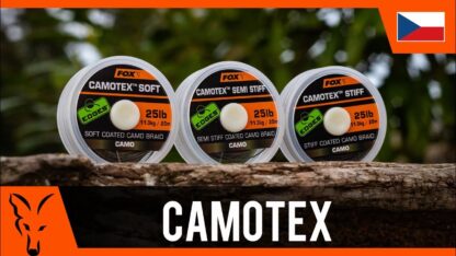 Fox Ztužená šňůrka Camotex Soft Camo 20m Varianta: 25lb