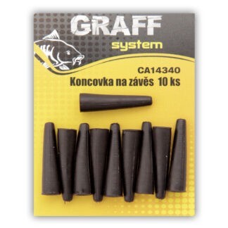Graffishing Koncovka na Závěs 10 ks Varianta: Černá