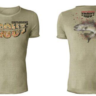 Hotspot Design Tričko Vintage Explosive Trout - XL