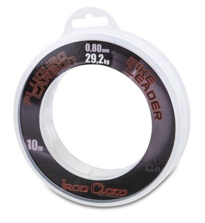 Iron Claw Vlasec Fluorocarbon Pike Leader 10 m Nosnost: 34