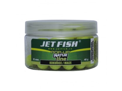 Jet Fish Boilie Natur Line POP UP Kukuřice Průměr: 16mm