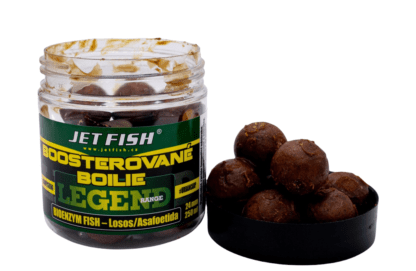 Jet Fish Boosterované Boilie Legend Range BioEnzym Fish + Losos 250ml Průměr: 20mm
