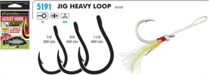 Kamatsu Háčky Assis Hook Jig Heavy Loop 2ks Nosnost: 400lb