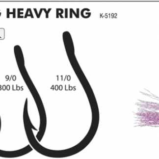 Kamatsu Háčky Assis Hook Jig Heavy Ring 2ks Nosnost: 400lb