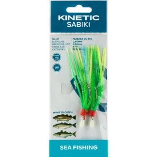 Kinetic Návazec Sabiki Flasher UV 2ks Barva: Green/Yellow/Blue