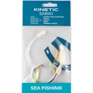 Kinetic Návazec Sabiki Halibut Circle Hook vel.10/0 Glow