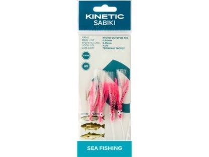 Kinetic Návazec Sabiki Micro Octopus UV 4ks Barva: PINK UV