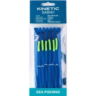 Kinetic Návazec Sabiki Red Perch vel.2/0 Green/Glow