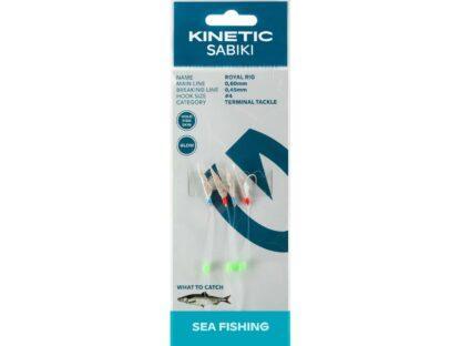 Kinetic Návazec Sabiki Royal 4ks Barva: Fishskin/Red/Blue