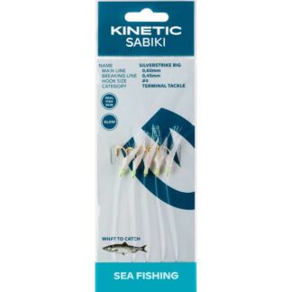 Kinetic Návazec Sabiki SilverStrike Fishskin/Flash - vel.8