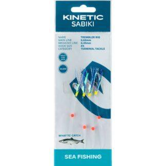 Kinetic Návazec Sabiki Trembler 4ks Barva: Fishskin/Blue Flash