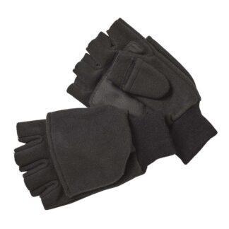 Kinetic Rukavice Wind Stop Fold Over Mitt Black - XL