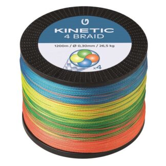 Kinetic Šňůra 4 Braid Multi Colour 1200m - 0