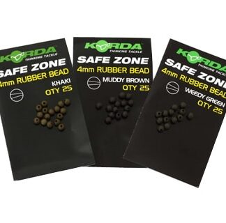 Korda Gumové korálky Rubber Bead 4mm Green 25ks