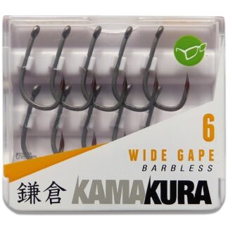 Korda Háčky Kamakura Wide Gape Barbless 10ks Velikost háčku: #4