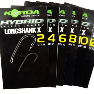 Korda Háčky Long Shank X 10ks - vel. 8