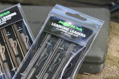 Korda Hotové Montáže Leadcore Leaders - Hybrid Lead Clip QC Swivel 3ks Varianta: Gravel