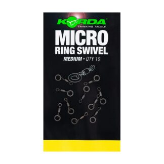 Korda Obratlík s kroužkem Micro Ring Swivel 10ks - medium